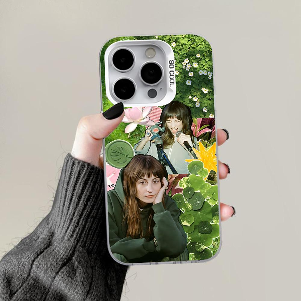 Faye W-Webster Singer Phone Case For iPhone 16,15,14,13,12,11,Pro,Max,Plus,Mini,XS,SE Anti Fall Gray White Matte Hard Bumper