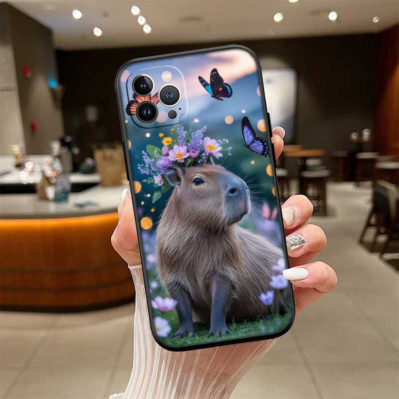Cartoon  Capybara Art Case for Motorola Moto Edge 60 60s 70 G86 G56 G54 E14 G04S G45 G54 G64 S30 S50 X30 X40 X50 Ultra Pro Power