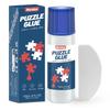 Nariolar Jigsaw Puzzle Glue with Suitable for Mounting and Hanging 120ml Spatula, Puzzles, Quick-Drying,