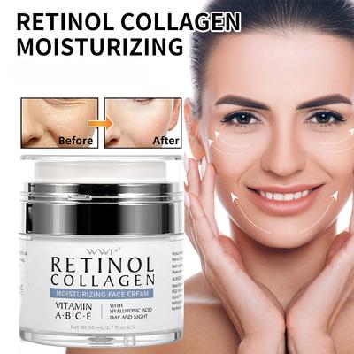 Retinol Kollagen Fuktgivande Kräm Näringsgivande Återfuktande Emulsionskräm Lyfter Ansiktet