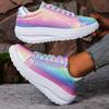 Sneakers Women Platform Flat Shoes Woman Casual Trainers Ladies Chunky Women Shoes Thick Bottom Wedges Walking Shoes