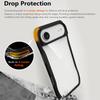 For iPhone 17 Air Case Anti-Scratch TPU+PC Hybrid Phone Cover