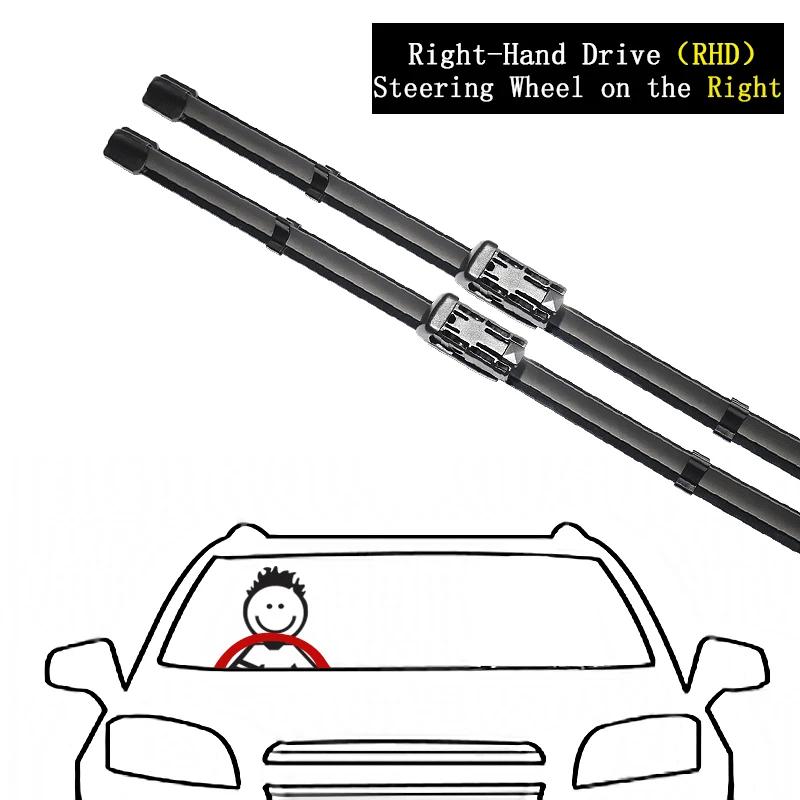 Car Front Wiper Blades For Mercedes Benz GLS X166 2013- Durable Windshield Windscreen Wipers Blades Strip Tools Accessories