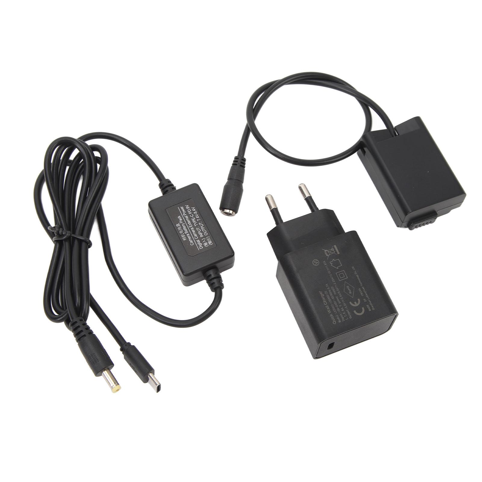 

Адаптер питания постоянного тока для камеры Plug and Play EN‑EL25 Комплект зарядного устройства для имитации батареи для Z50 ZFC Z30 EU Plug