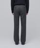 MUSINSA STANDARD Wool Semi-Wide Hidden Banding Slacks [Medium Gray]