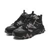 FILA Oakmont Fabric Synthetic Leather Fleece Comfortable Versatile Mid-Top Dad Shoes Men sneaker Black Sky-Gray F12M342127FBD