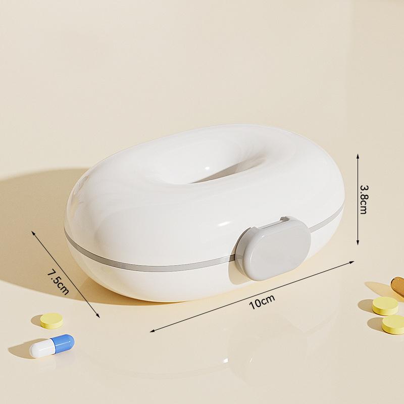 Portable Mini Medicine Box With 7 Grids Independent And Covered Packaged Pill Storage Box 7-Day Portable Vitamin Fish Oils Case