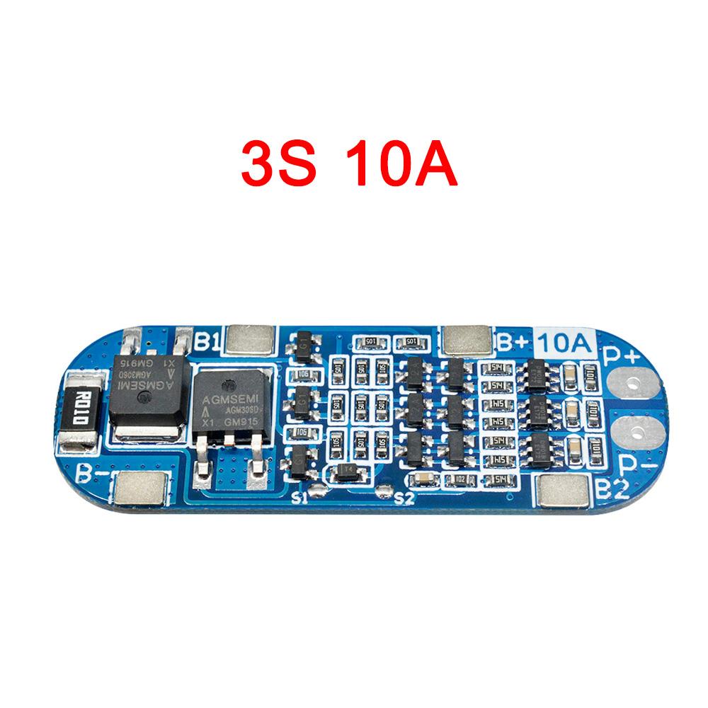 BMS 3S 4S 40A 60A Li-ion Lithium Battery Charger Protection Board 18650 For Drill Motor 11.1V 12.6V/14.8V 16.8V Enhance Balance