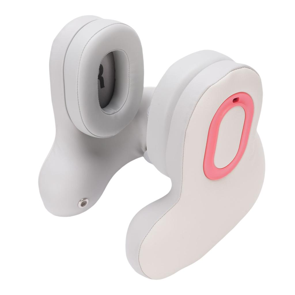 Travel Neck Pillow with Bluetooth Headset Noise Canceling Heating U Shaped Travel Music Pillow for Airplane Car