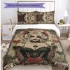 Harley Quinn Pattern Printed 3PCS Bedding Set, Soft Skin-Friendly Washable Duvet Cover & Pillowcases Set