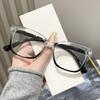 Fashionable Square-Frame Blue Light Blocking Presbyopia Glasses Large Frames Comfortable High-Definition Women Reader Eyewear 0 To +4.0