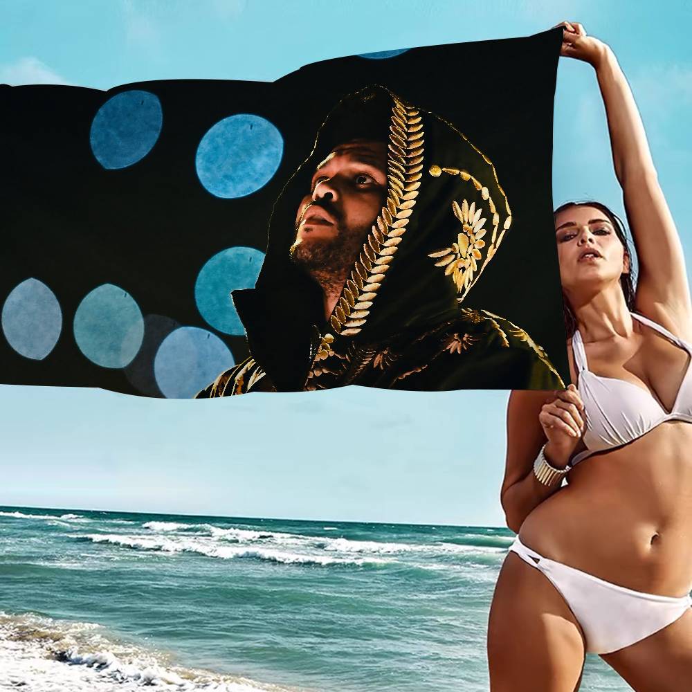 Rapper The Weeknd XO Große Mikrofaser Strandtücher Schnelltrocknendes Handtuch Sandstrandtücher Handtuch für Schwimmbad Reisen Schwimmbad Yoga