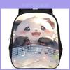 Spacious 15 Inch Panda Backpack For Elementary Kids Lightweight Oxford Cloth