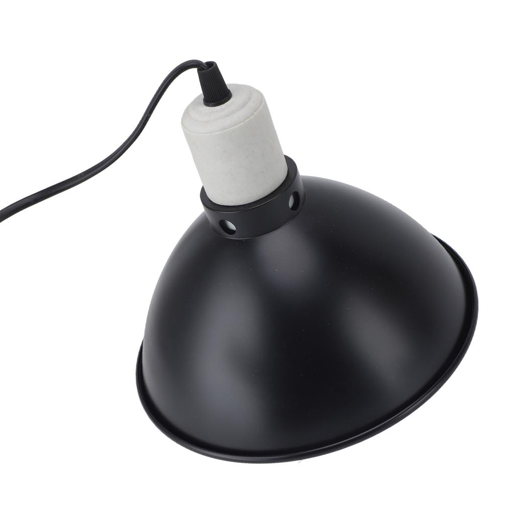 Reptile Heating Lamp Shade for UVA UVB Bulb 300W Dome Light Fixture Cover for Lizards Turtles