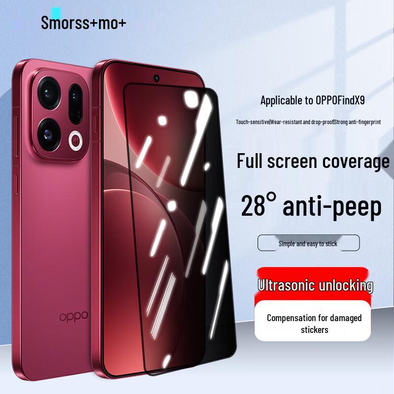 Smorss Bildschirmschutz und Objektivschutz für OPPO Find X Serie