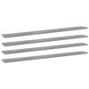 VidaXL Bookcase Panels 4pcs Concrete Grey 100x10x1.5cm Chipboard