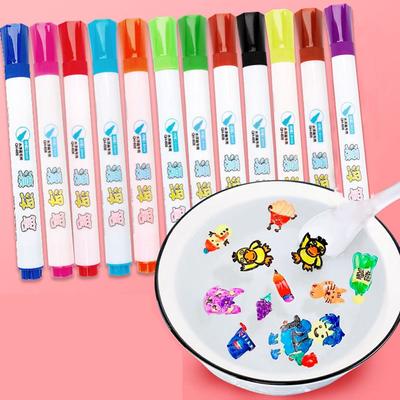 Drawing Ceramic Spoon Whiteboard Markers Doodle Pen Magical Water Painting Pen Colorful Mark Pen