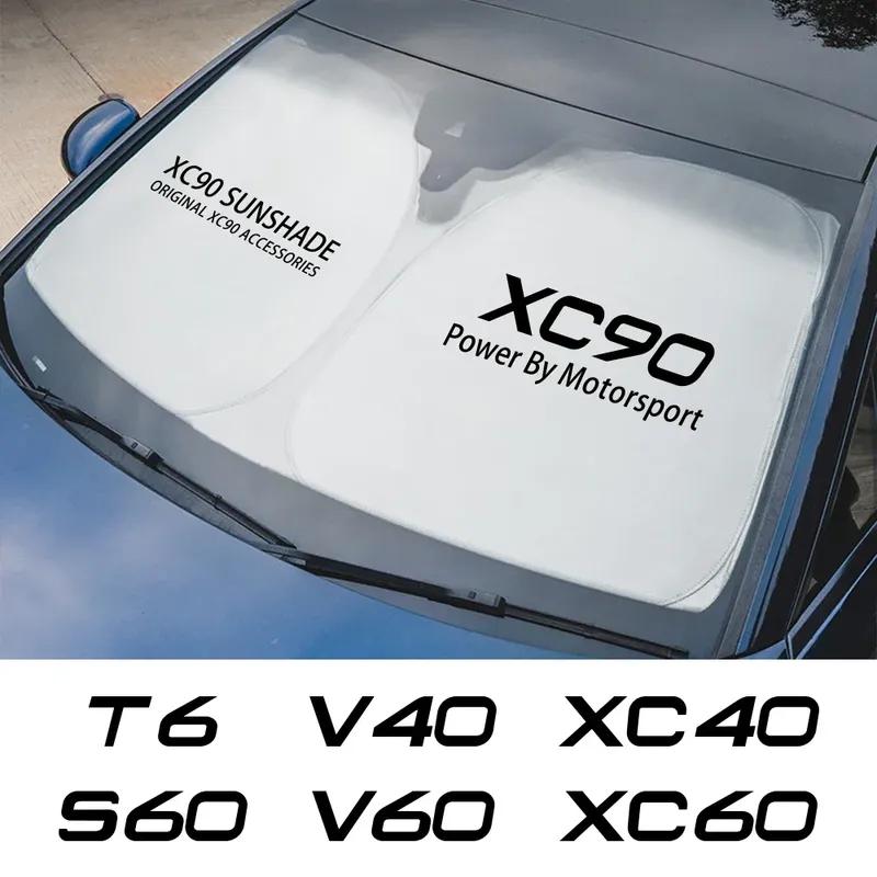 Car Windshield Sun Shade Cover Auto Accessories For Volvo XC90 XC60 C30 T6 S60 C70 XC40 V40 XC70 V70 V60 V50 S80 S40 AWD V90 S90