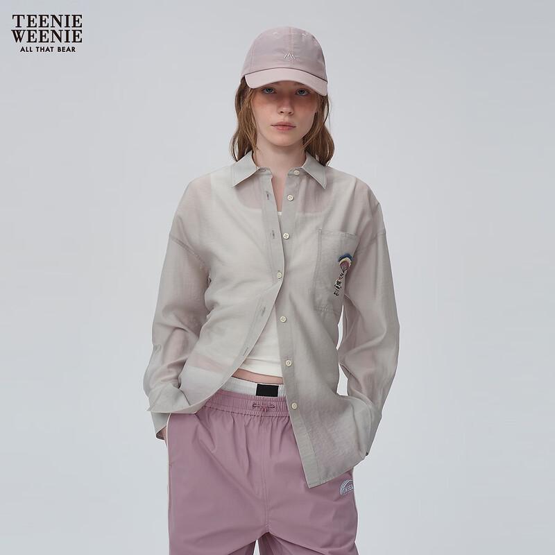 Teenie Weenie Unisex Bear Motif Cool-Touch Tencel Lightweight Shirt