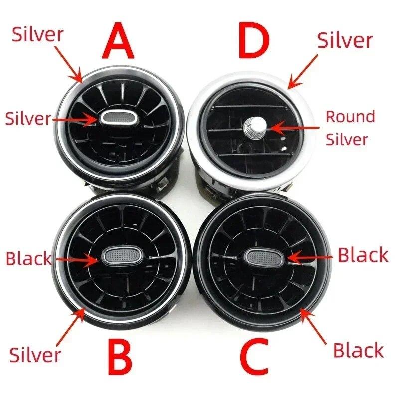 For Mercedes Benz V Class W447 W448 Vito V250 V260 Front Interior Car Dashboard A/C Air Outlet Turbo Conditioning Vent