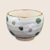 Mino Ware Matcha Approximately Diameter X 7cm 250ml Microwave and Dishwasher Includes Tea Whisk and Tea Ceremony Utensil Spacious White Camellia Made