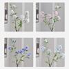 Soft Texture Artificial Blue Snowflake 87CM Length Fake Flower Branches  Party Decor