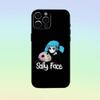 Mini Shockproof Cartoon S-Sally Face SF Phone Case   For iPhone17,16,15,14,13,12,11 Plus,Pro Max Soft Black Cover