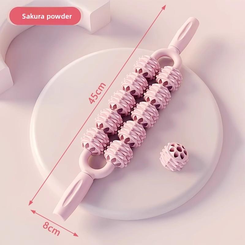 Double Row Yoga Children's Sensory Training Calf Muscle Relaxation Roller Shaft Leg Massager