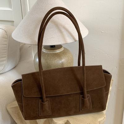Modische Tote Retro Einzel-Schulter Unterarm Pendler Tasche, Lässige Handtasche mit großem Fassungsvermögen