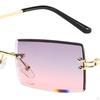 Rimless Sunglasses Comfortable Frameless Eyewear for Vacation Party Summer Beach