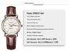 Unisex Waterproof Cowhide Strap Watch with Dual Calendar for Teens and Adults