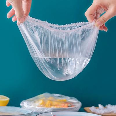 Yeni 100 adet Plastik Torbalar Yemek Örtüsü Elastik Streç Ayarlanabilir Kase Kapakları Universa