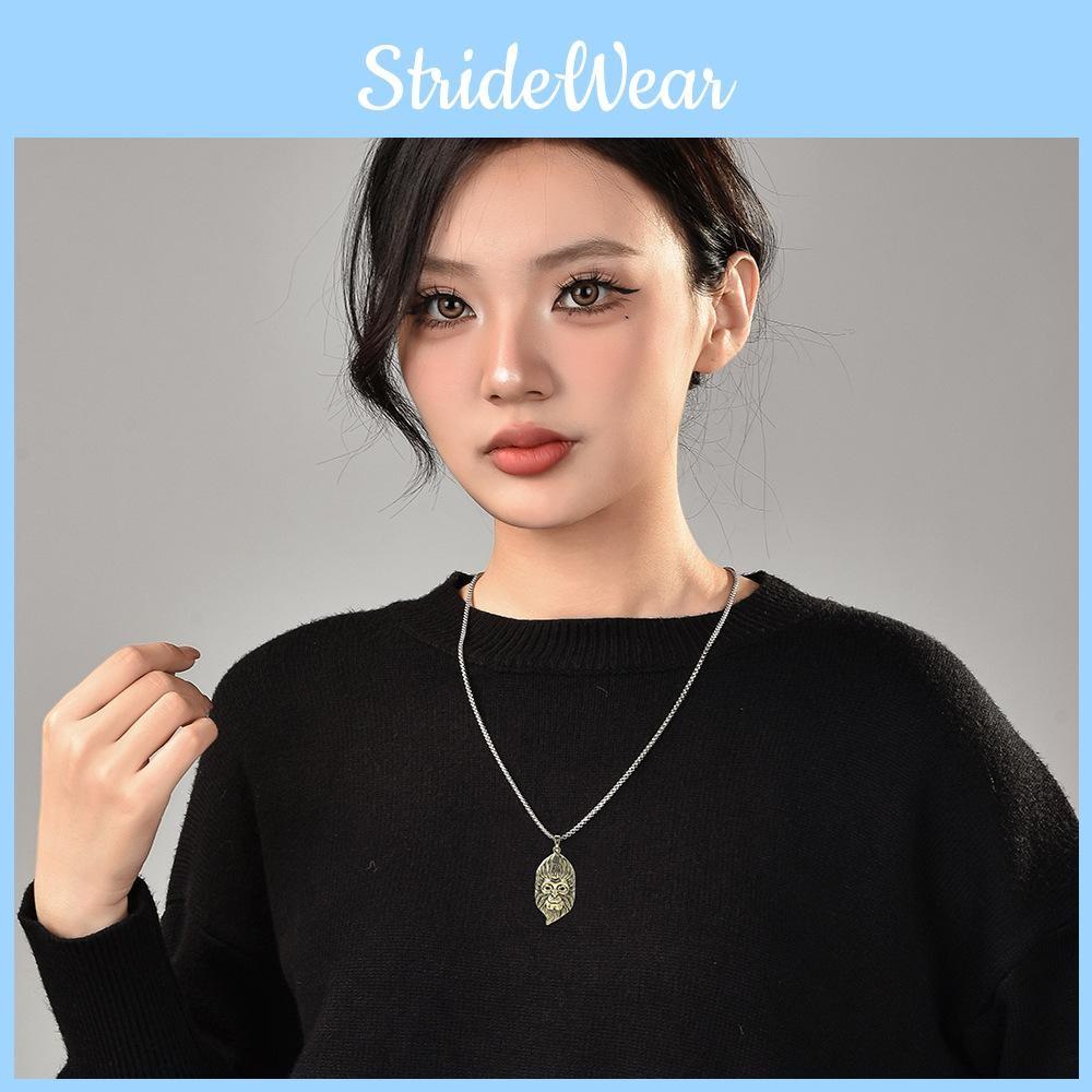 Tian Fashionable Qi Da Sheng Sun Wukong Pendant Necklace For Men With Retro Style And Finish Quality