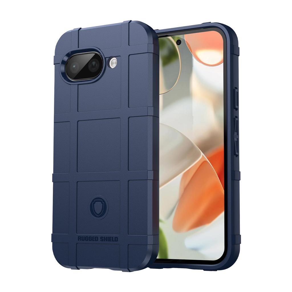For Pixel 9a Phone Case,Rugged Silicone TPU Bumper Armor Shockproof Thick Shield Solid Case For Google Pixel 9A