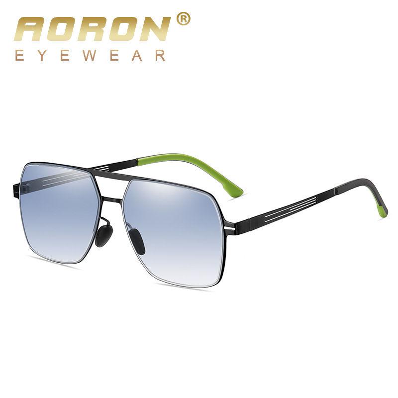 AORON Fashion Sunglasses for Men Women UV400 Anti Glare Glasses Gradient Color Driving Fishing Eyeglasses