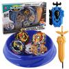 Thrilling New Burst Beyblade Set With Grip Wired Ruler Launcher For Kids