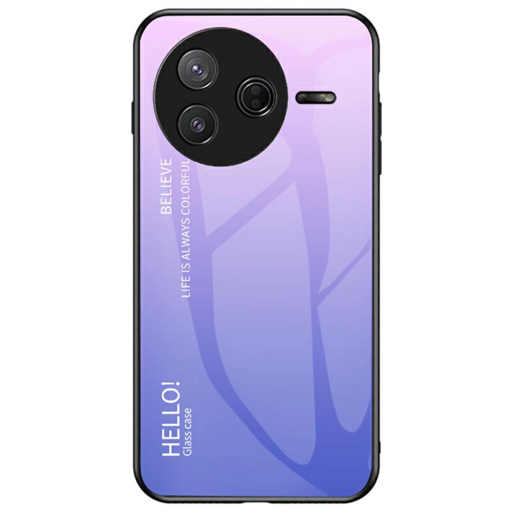 Pro Xiaomi Poco F7 Pro 5G/Redmi K80 5G Pouzdro Proti poškrábání Tvrzené sklo+PC+TPU Kryt na telefon