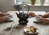 Cast Iron Kettle 1L + Infuser, Strainer For Tea And Herbs + Heater