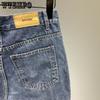 WTEMPO Sommer Herreshorts Løse Mote Denimshorts Vide Ben Shorts Fritidsshorts Draktsbukser Utendørs Strandbukser