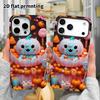 Phone Case: 2D Flat Design Suitable for iPhone 18, 17, 16, 15, 14, 13 Pro Film Protective Case, Couple Style, Pumpkin Paradise, Christmas and Hallowee