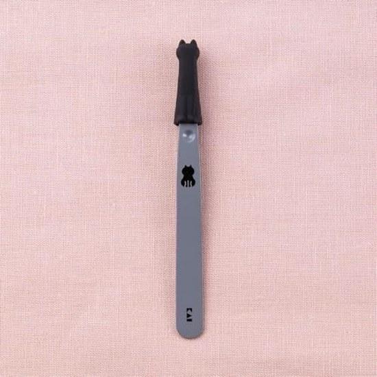 Kai Corporation Pinça para Gatos Ponta Inclinada Tampa Prateada Fabricado Japão HC2203
