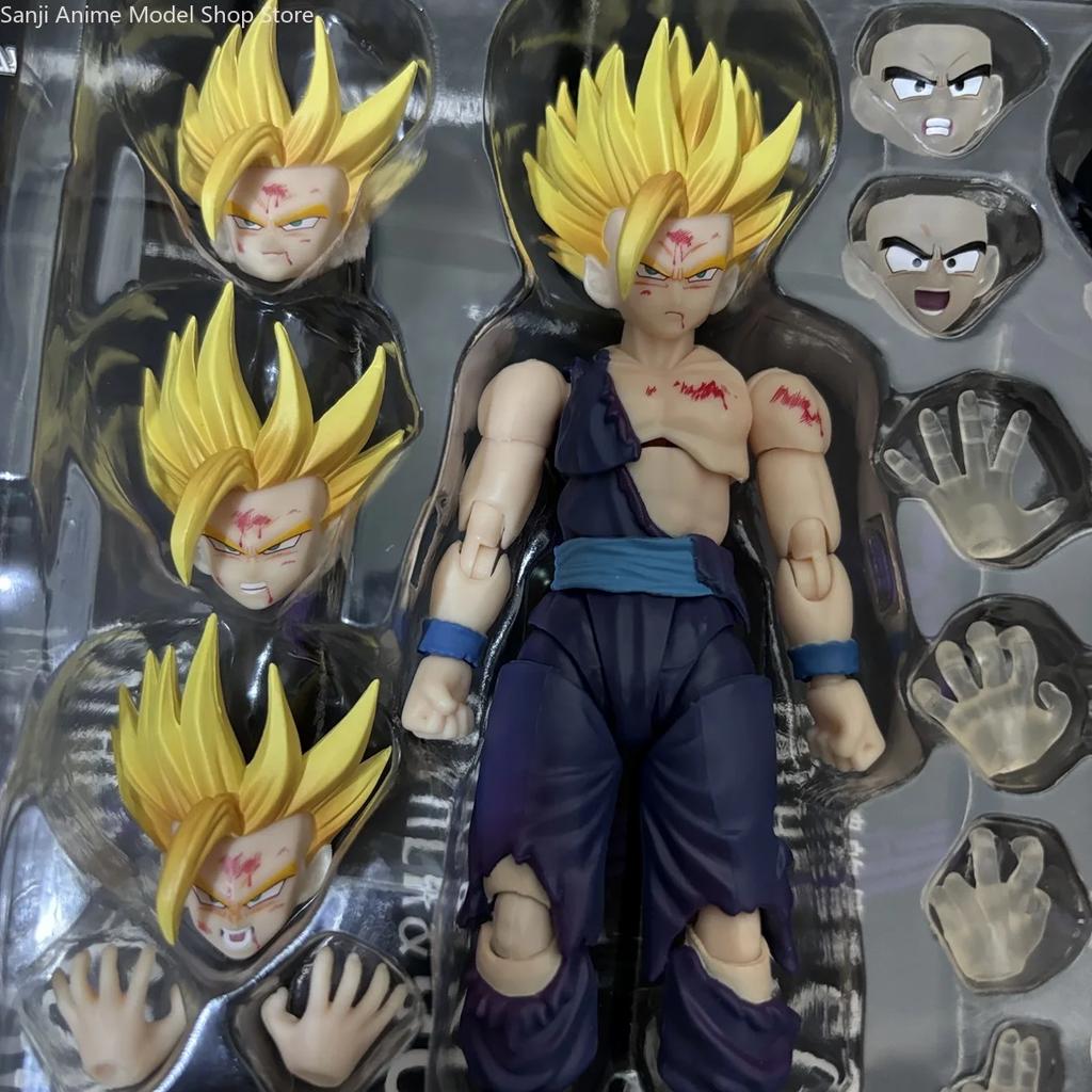 Dragon Ball Demoniacal Fit DF SHF Father and Son Set Goku Gohan Action Figure Toy Model Gift