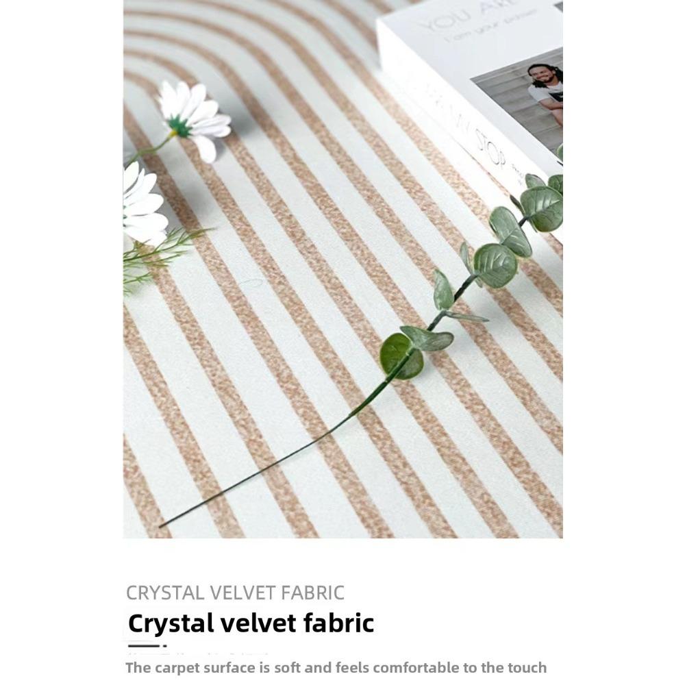Cute Cartoon Irregular Cashmere-Like Floor Mat, Water Absorbent Anti-Slip Rug for Bathroom Bedroom Home Decor