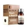 Ustraa Woody Mooch and Beard Oil - 35ml - Shine, Nourishment & Pleasant Fragrance for Beard | No Paraben | Cedar Wood Essential Oil & Wheat Germ Oi