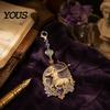 Zodiac Sign Bag Charm 12 Keychain with Keepsake Card, Star Card Pendant, Backpack Handbag Purse Charm, Inspirational Gift for Men Women Heart