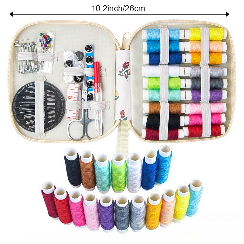 Portable Home Sewing Tool Kit Needlework Box Set Sewing Thread Kit Needlework Bag Boho European Luxury Style