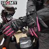 Winter Motorcycle Gloves Touchscreen Compatible Windproof Warm Thick Full Finger Riding Gear Men Women