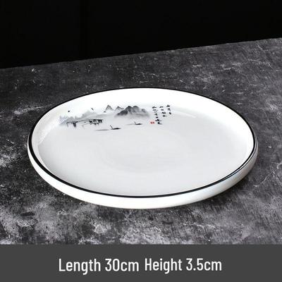 Jinmeili 12-Zoll Keramik Servierplatte