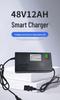 48V 12AH Smart Three-Stage Lead-Acid Battery Charger for Electric Scooters