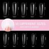 Faux Ongles - CAREHABI - Capsules Acryliques Transparentes - Haute Qualité - 500pcs
